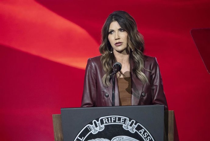 Archivo - La secretaria de Seguridad Nacional de EEUU, Kristi Noem.