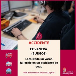Gráfico elaborado por el 112 con datos del acciente mortal en Covanera