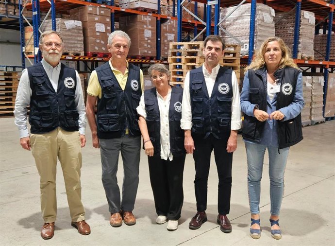 Imagen de la rueda de prensa de la Fundación Banco de Alimentos de Navarra