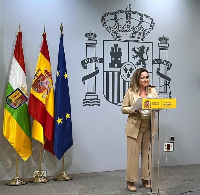 La delegada del Gobierno en La Rioja, Beatriz Arraiz.