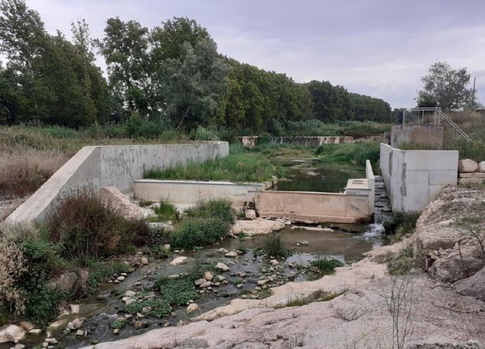L'estació d'aforament del riu Francolí a Montblanc (Tarragona)