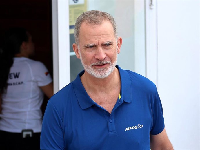 (Foto De ARCHIVO) El Rey Felipe Embarcando En El Aifos, A 29 De Julio De 2025
