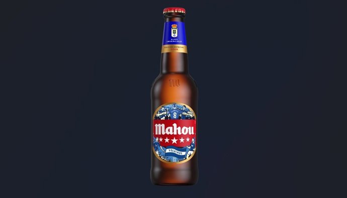 Mahou Cinco Estrellas edición especial conmemorativa del Real Oviedo.