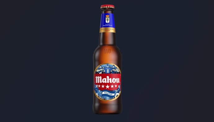 Mahou Cinco Estrellas edición especial conmemorativa del Real Oviedo.