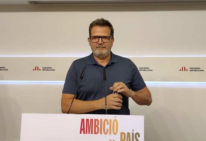 Archivo - El portaveu adjunt i sotssecretari de Comunicació d'ERC, Isaac Albert