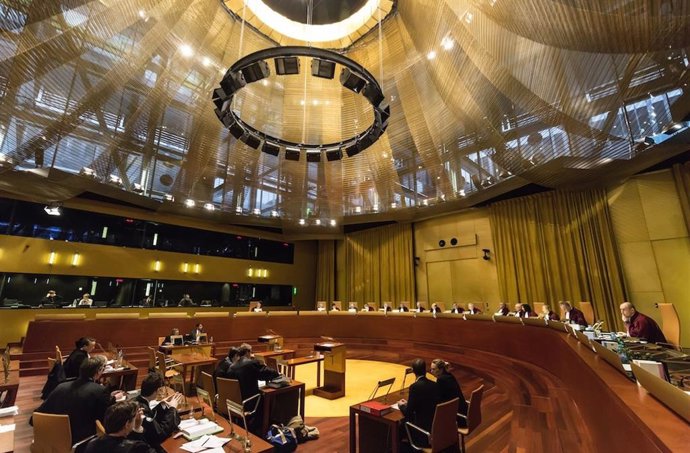 Archivo - Una vista ante el Tribunal de Justicia de la Unión Europea (Gran Sala).