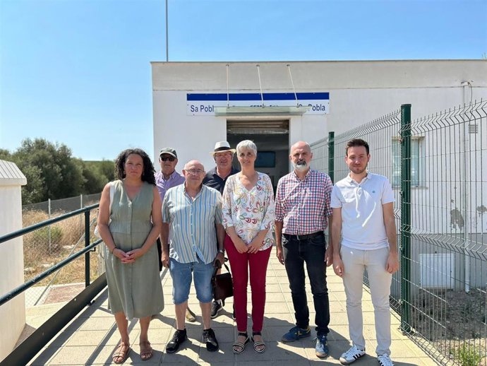 Los socialistas de sa Pobla presentan una moción para rehacer el proyecto del trazado del tren hasta Alcudia