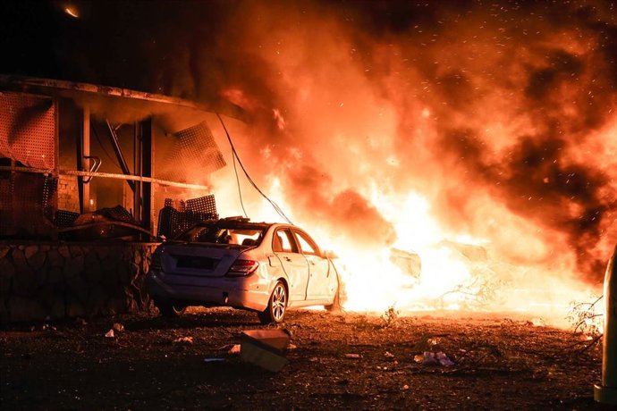 Imagen de archivo de ataque ruso contra Kiev, a 31 de julio de 2025 