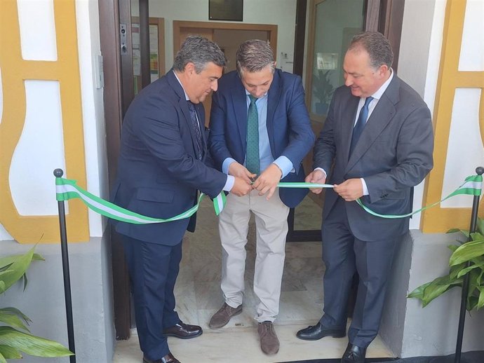 Inauguración del nuevo edificio del Ayuntamiento de Rosa de la Frontera (Huelva).
