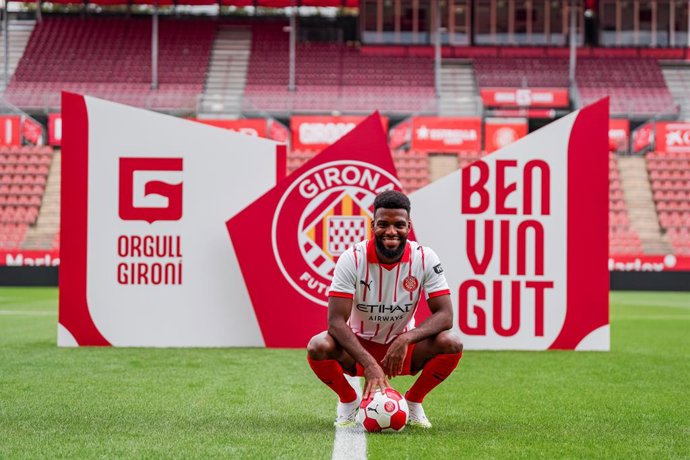 Presentación del jugador Thomas Lemar con el Girona FC