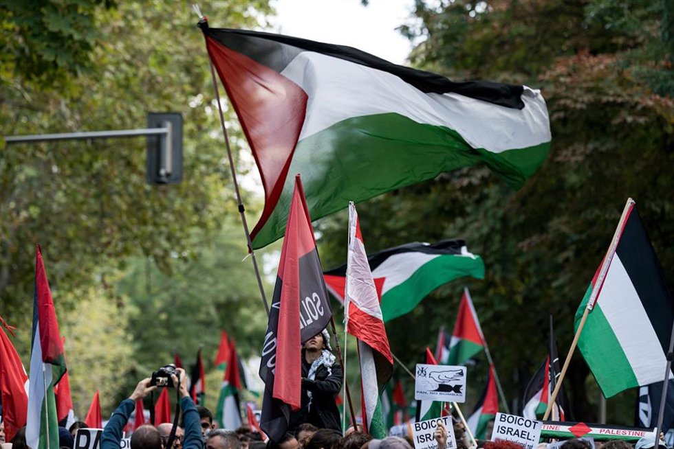Imagen de archivo - Banderas de Palestina