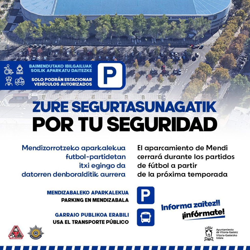 Diferentes soportes en la vía pública anunciarán este cierre