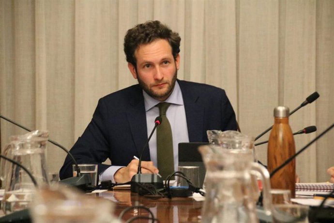 Archivo - El secretario provincial del PP de Huesca, Isaac Claver.
