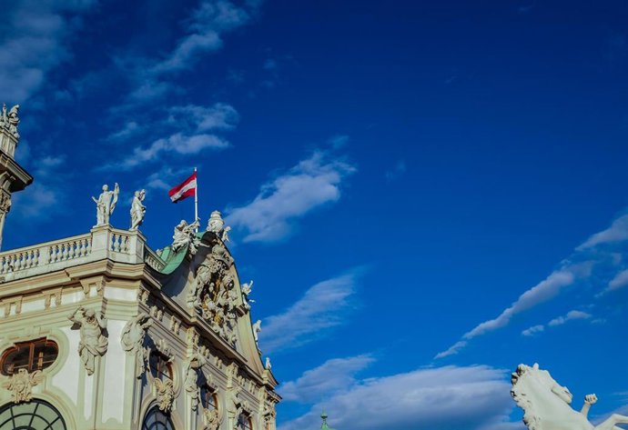 Archivo - Bandera de Austria