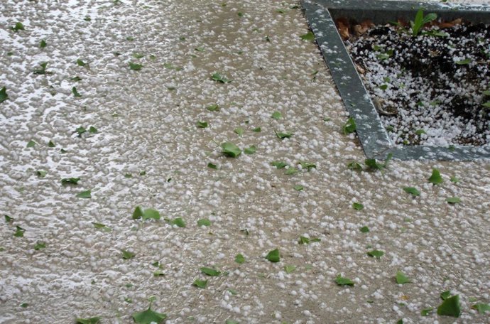 Archivo - Granizo, Granizada, Tormenta