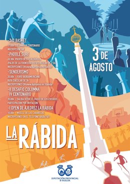 La Rábida cuenta este 3 de agosto con actividades deportivas como paddle surf, baloncesto o un desafío vertical