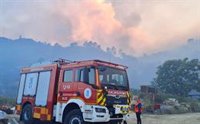 La Diputación de Ávila destaca el "impresionante" trabajo que ha permitido el control del fuego en el Tiétar