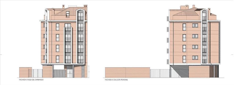 Infografía del edificio a construir