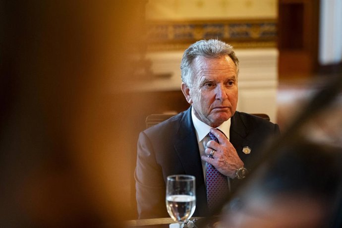July 7, 2025, Washington, District Of Columbia, USA: Steve Witkoff, US special envoy to the Middle East, during a dinner with US President Donald Trump, not pictured, and Israeli Prime Minister Benjamin Netanyahu, not pictured, in the Blue Room of the Whi