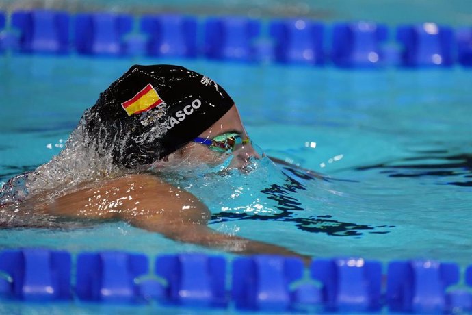 Archivo - La nadadora española Emma Carrasco