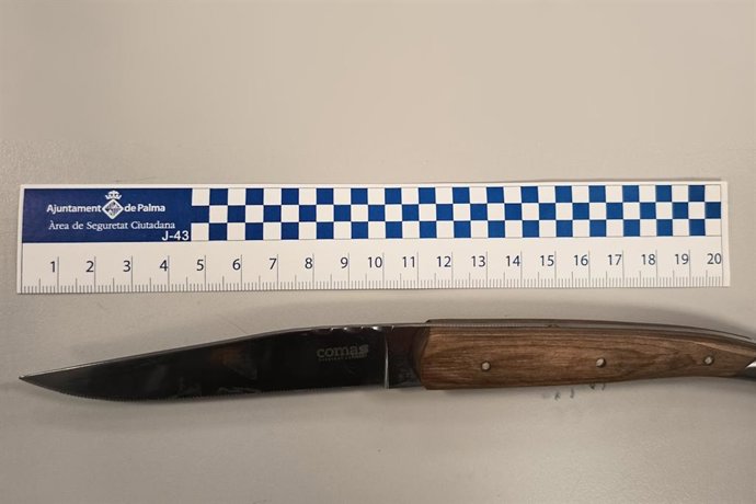 Detenido un hombre por robar a dos turistas y amenazarlos con una navaja en Palma