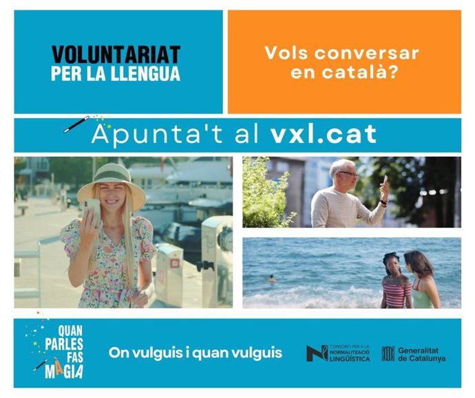 Programa de Voluntariat per la llengua (VxL) de la Generalitat.
