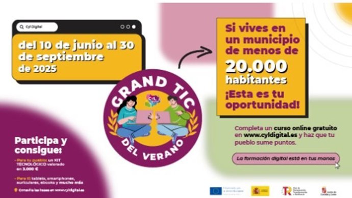 Un total de 85 municipios de CyL se suma al concurso 'El Grand TIC del verano' que "afianza su éxito" en el medio rural