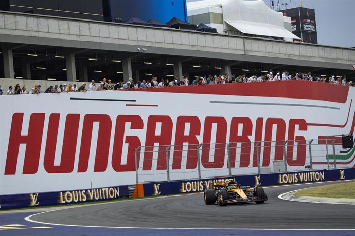 Lando Norris en Hungaroring