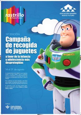 Cartel de la campaña solidaria 'Un Juguete, Una Sonrisa'.