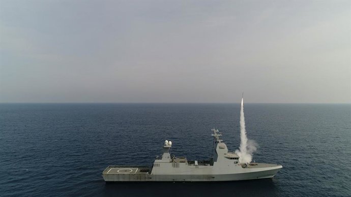 Archivo - February 21, 2022, Israel: The Israel Missile Defense Organization (IMDO) of the Israel Ministry of Defense, the IDF and Rafael Advanced Defense Systems have completed a successful series of live fire tests of the C-Dome system - an advanced nav