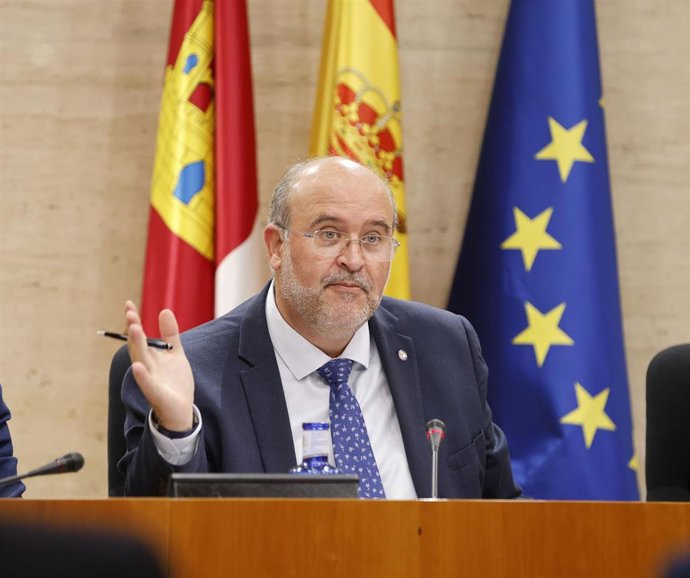 Archivo - El vicepresidente primero de C-LM, José Luis Martínez Guijarro, en una foto de archivo.