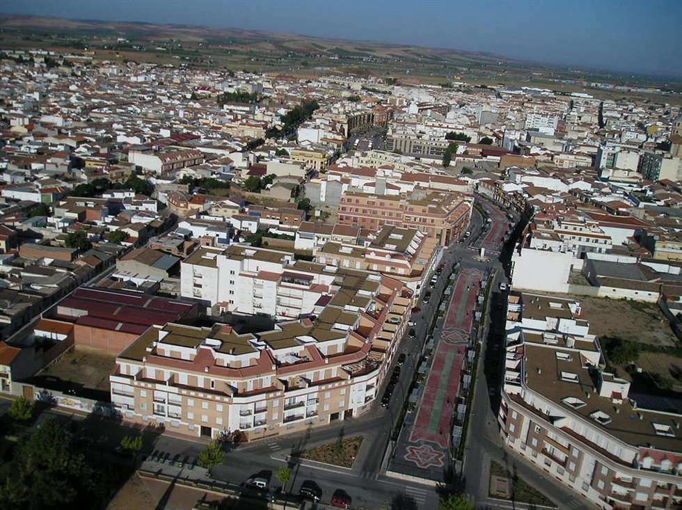 Archivo - Vista aérea Valdepeñas