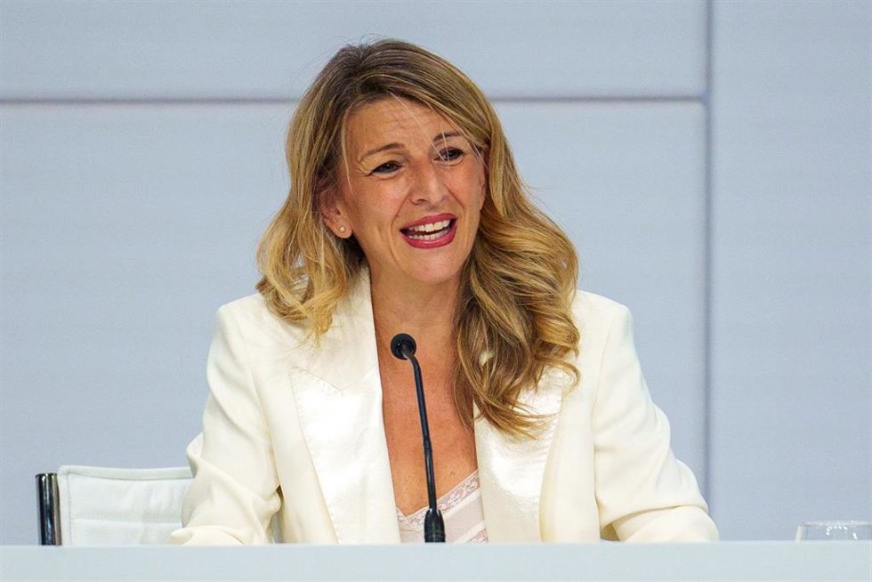 Archivo - La vicepresidenta segunda del Gobierno y ministra de Trabajo y Economía Social, Yolanda Díaz, en Sevilla (Andalucía, España).
