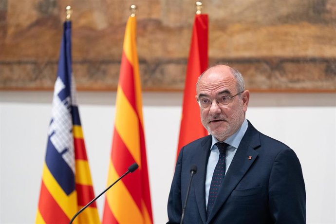 Archivo - El conseller de Unión Europea y Acción Exterior de la Generalitat de Catalunya, Jaume Duch, en una imagen de archivo