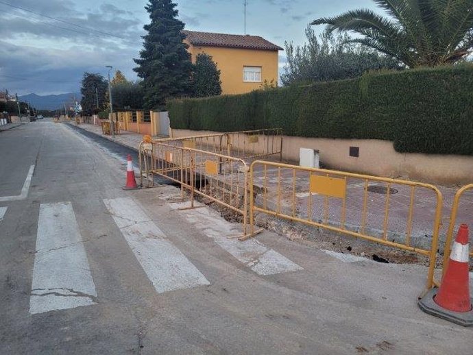 Trabajos de Endesa en Canovelles (Barcelona).