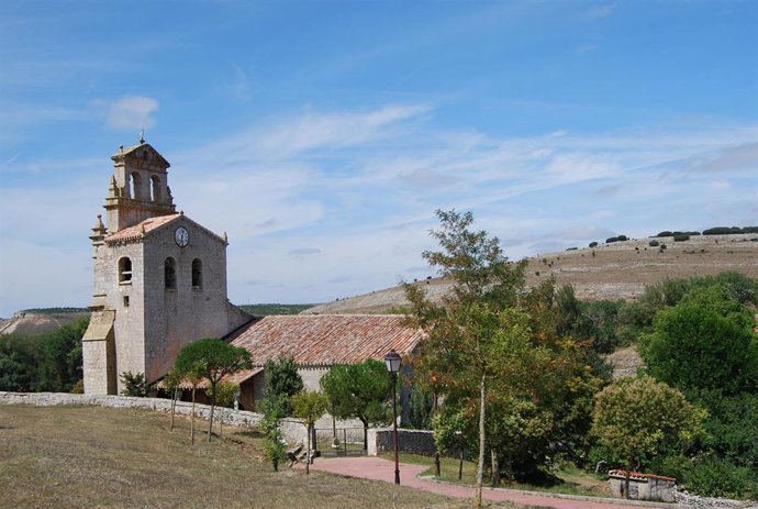 Iglesia de Masa donde se encuentra el retablo a restaurar.