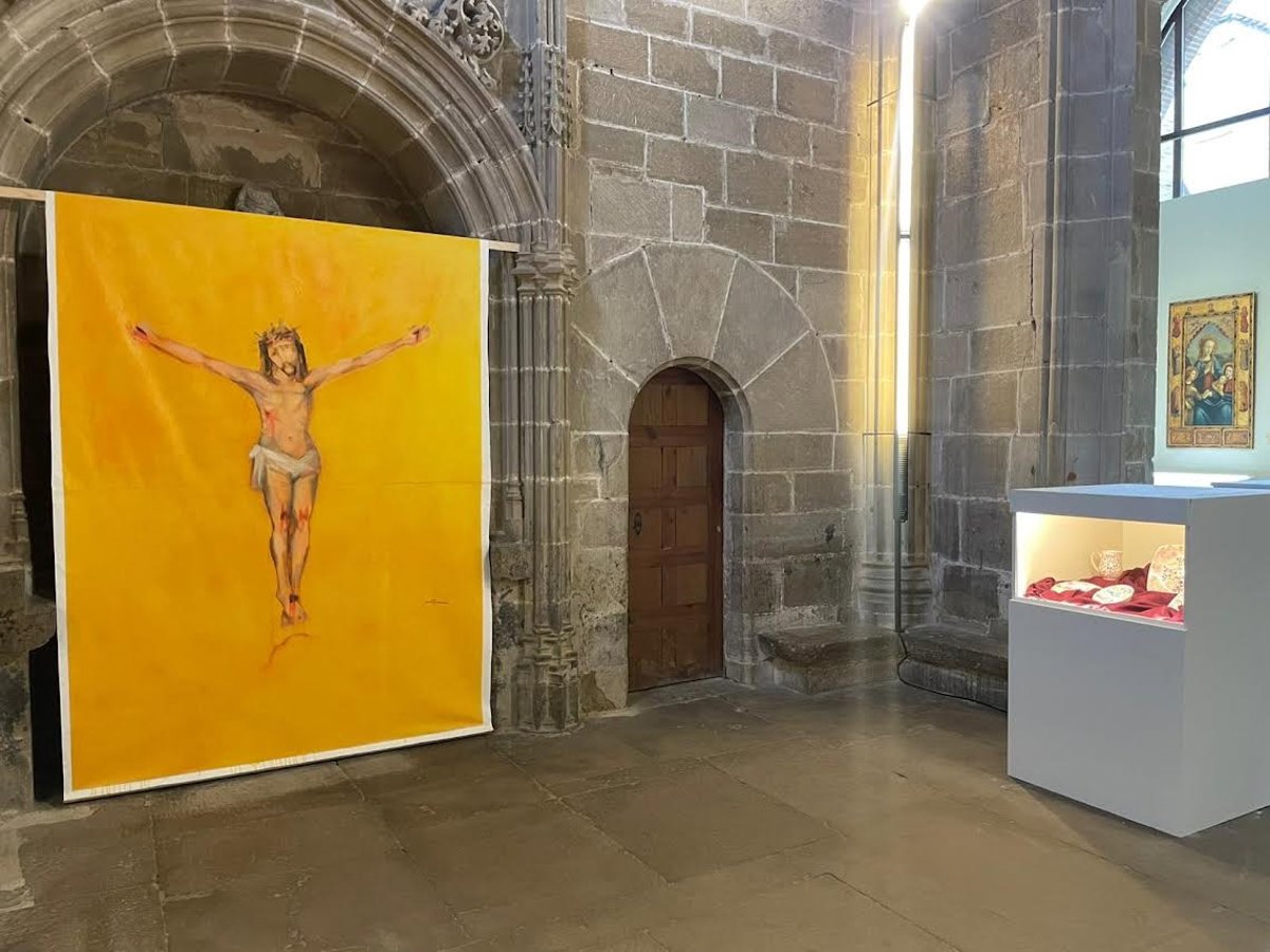 La Catedral de Santo Domingo acoge la exposición  Celebratorio , del artista asturiano Juan Méjica