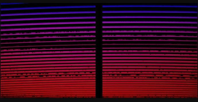 Espectro de gases invernadero obtenido con el telescopiod e Calar Alto