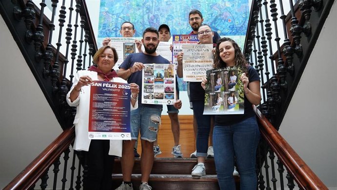 Presentación de las fiestas de San Félix, que se celebrarán en Valdesoto.