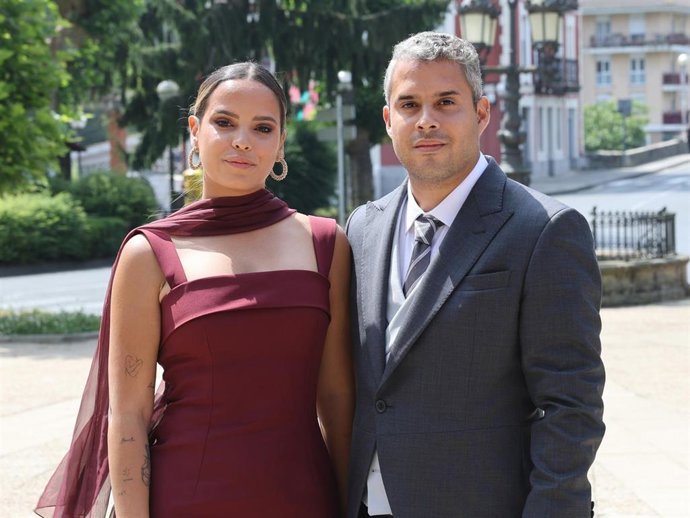 Archivo - (Foto De ARCHIVO) Gloria Camila Ortega Y Jose Fernando Ortega En La Boda De Chema Esteban Y Lorena Elorriaga