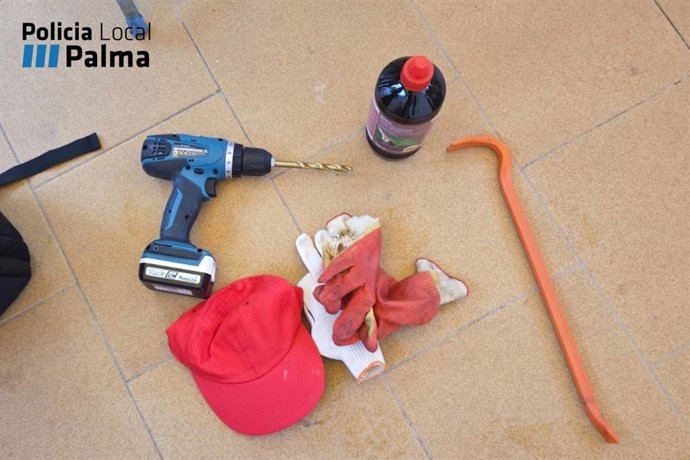 Pertenencias del detenido