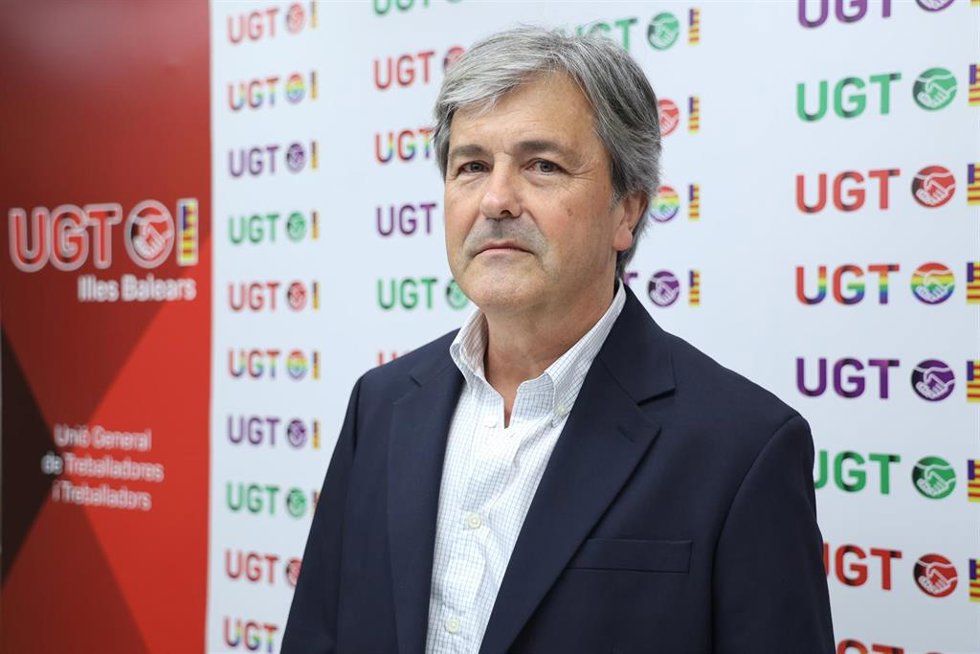 Archivo - El nuevo secretario general de UGT Illes Balears, Pedro Homar. 