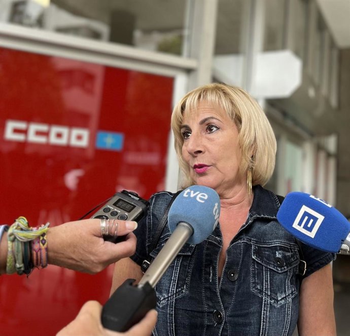 Archivo - La responsable de Empleo de CCOO de Asturias, María José Gutiérrez