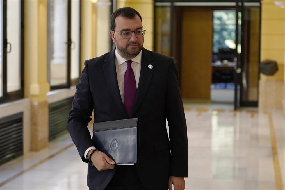 El presidente del Principado, Adrián Barbón.
