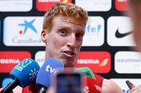 Alberto Díaz: "Aquí no hay titulares, la cuestión en ayudar al equipo y que todo el mundo sume"