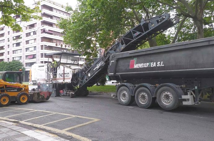 Obras de mejora de la movilidad y la accesibilidad en  Pamplona