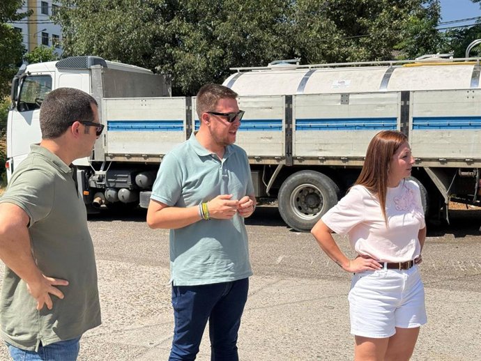 Visita a las obras del Consorcio MásMedio de la Diputación de Cáceres en Camiomorisco