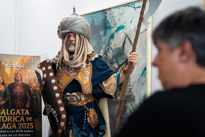 Presentación de la cabalgata histórica de Málaga, que recorrerá las calles del centro el 15 de agosto