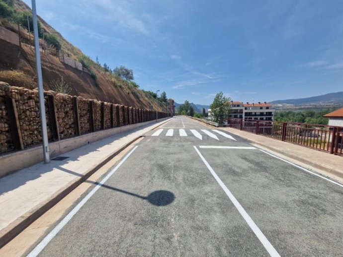 Obras de reparación y estabilización de un talud en Albelda de Iregua