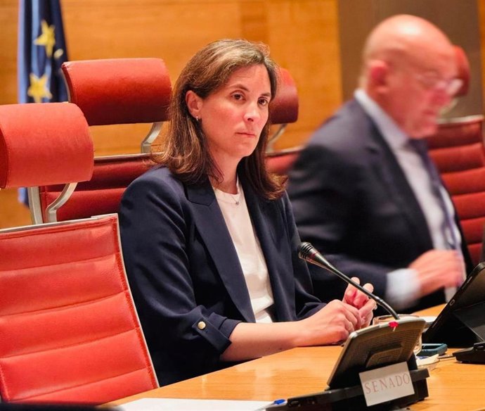 La senadora cordobesa por el PP y portavoz de la comisión de Políticas Integrales de Discapacidad, Cristina Casanueva.